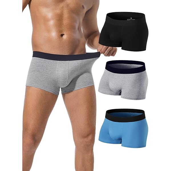 Slip Boxer Banana BaronHong In Cotone - Per Ragazzo, Tomboy, Trans - Stampa Rigata