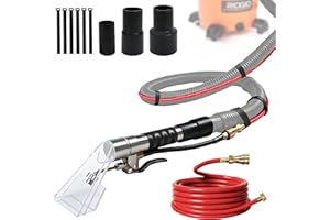 Happy Tree Universal Fit All Brands' Shop Vac Extractor Hose Kit Adapter Wet-Dry Extraction Accessory for Upholstery & Carpet