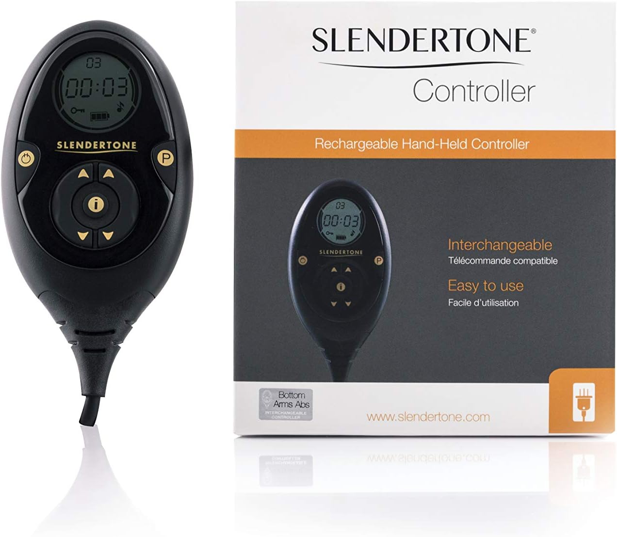 Slendertone Controller, rechargeable unit to power Abs, Arm and Bottom