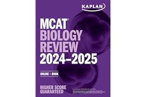 MCAT Biology Review 2024-2025: Online + Book (Kaplan Test Prep)