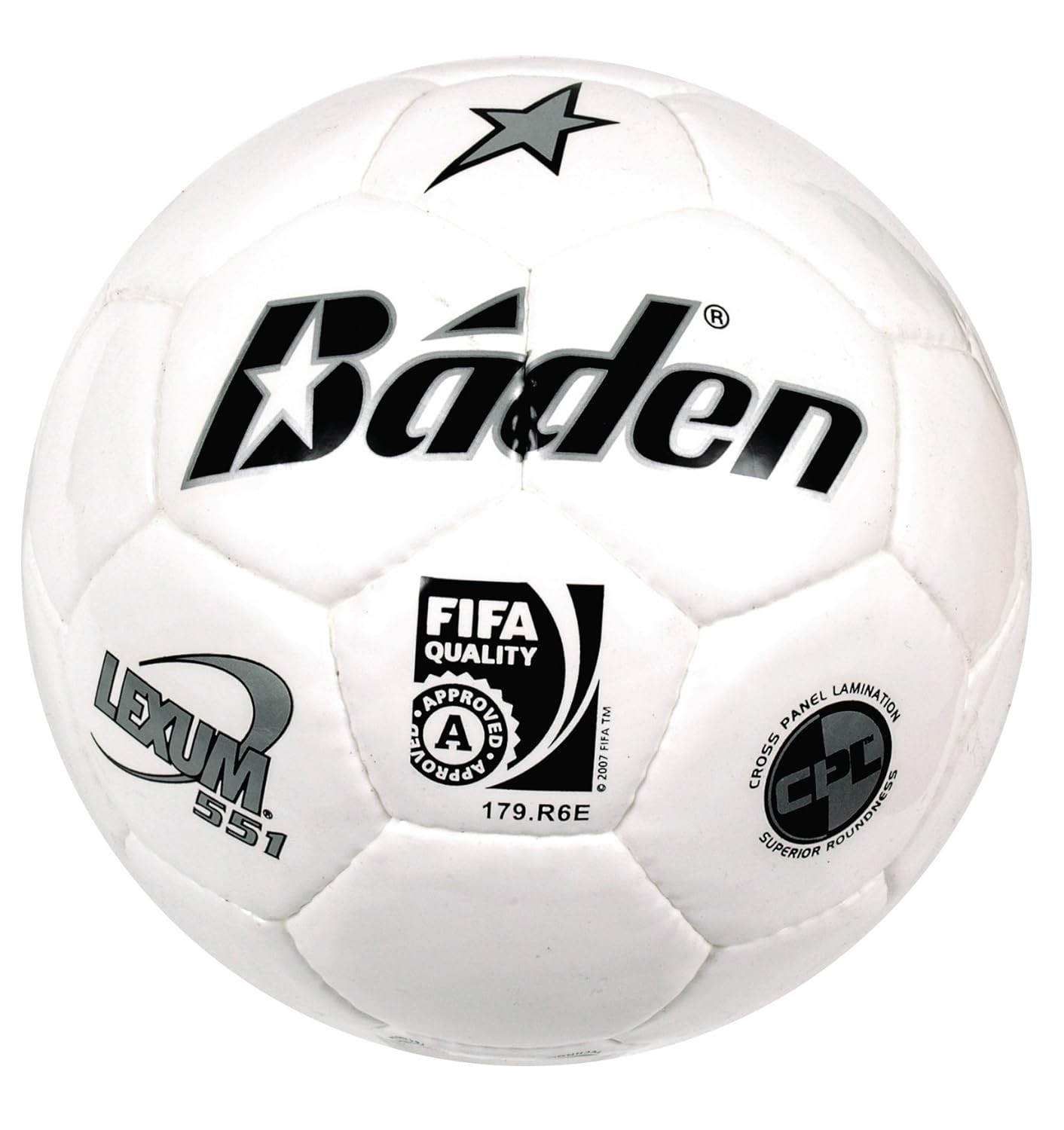 Baden Lexum S551 - Balón de fútbol, Color Blanco, Talla 5: Amazon ...