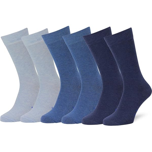 Easton Marlowe Herren Socken 6er Pack, Gekämmte Baumwolle, Dezent Gemustert, Größen Wählbar, Made In Europe