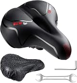 YOUNGDO Bicycle Saddle Comfortable Gel Wide Road MTB Seat with Springs
