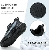 SOMIYAMI Safety Trainers Steel Toe Cap Shoes 9UK Black Lightweight Breathable view 7