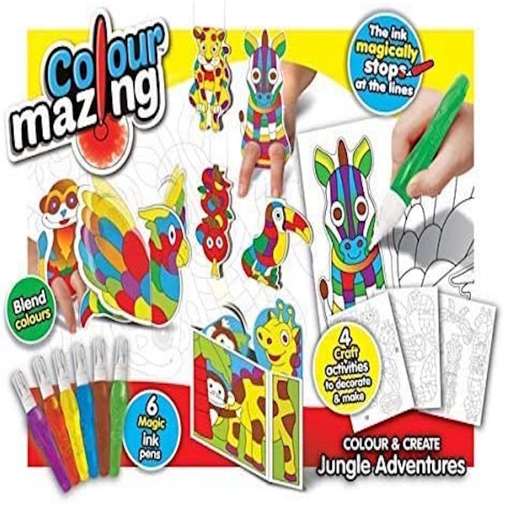 John Adams 10762 ColourMazing 3D Jungle Adventures, Multi