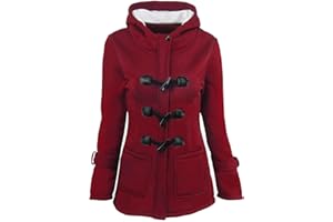 LUWITA Winter Coats for Women Plus Size Parkas Outwear With Hooded Collar Padded Zip Up Jackets Thick Warm Puffer Down
