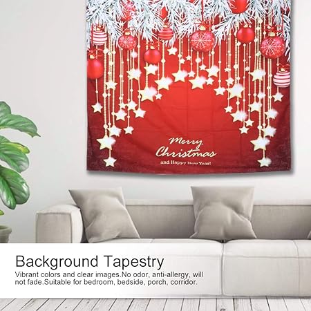 Aunmas Alfombra De Navidad Colgante De Pared Estera Arte Toalla De
