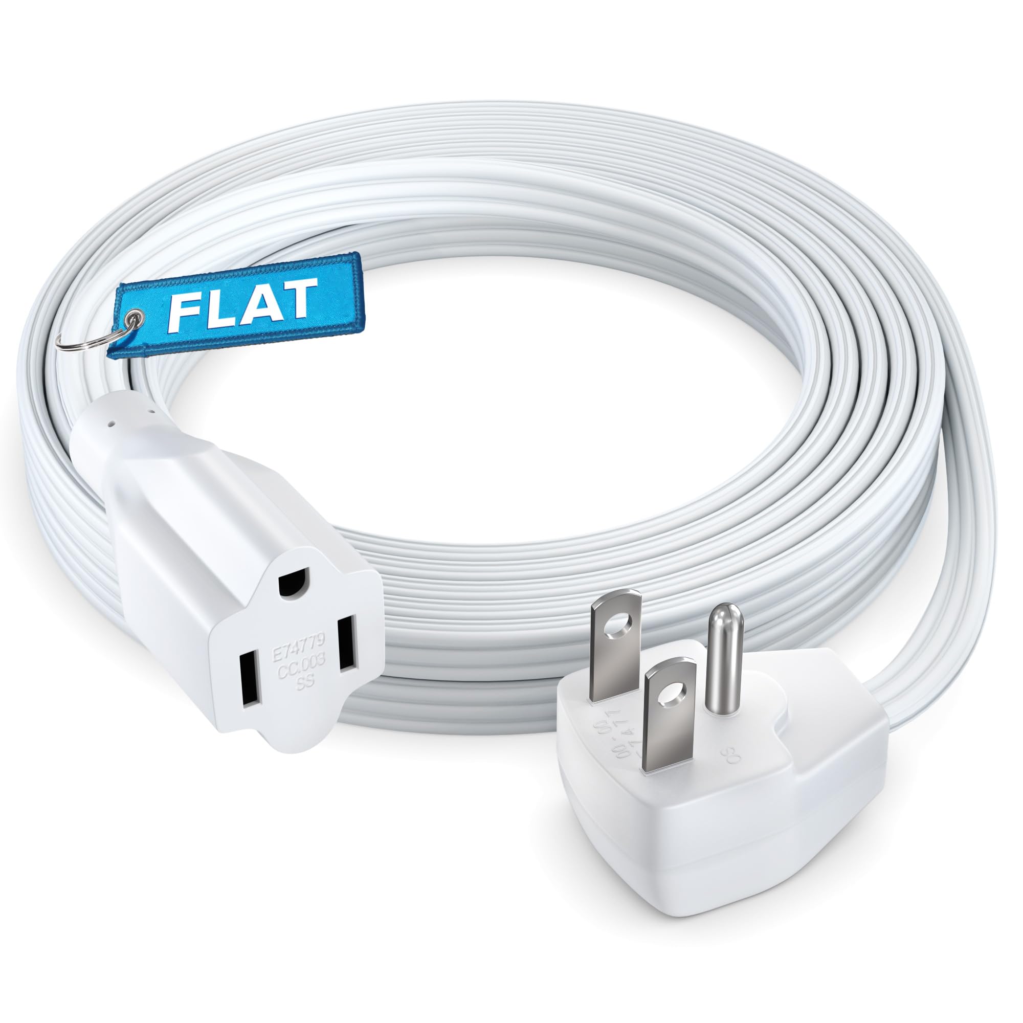 Maximm Extension Cord Heavy Duty (10 Feet) Flat
