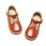 Felix & Flora Toddler Little Girl Brown Mary Jane