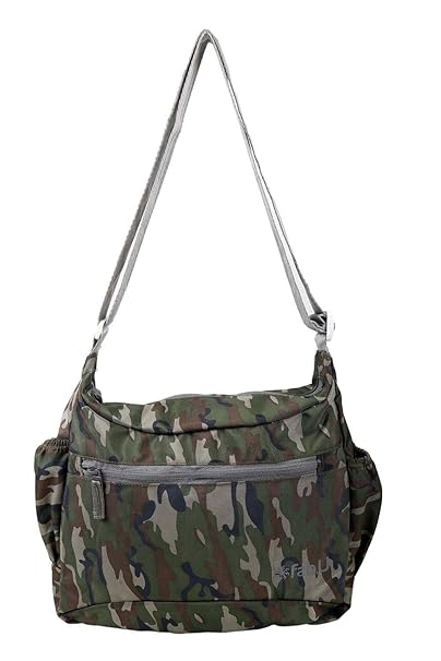 Fab.U Polyester Closure Zipper Sling Bag (Multicolour)