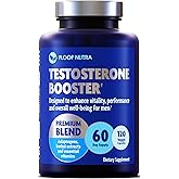 Testosterone Booster Supplement for Men - Male Enhancing Test Boost - Ashwagandha, Tongkat Ali, Rhodiola, Tribulus, Vitamin D3, B6, B12 - Workout, Muscle Builder, Strength, Energy, Performance - 120ct
