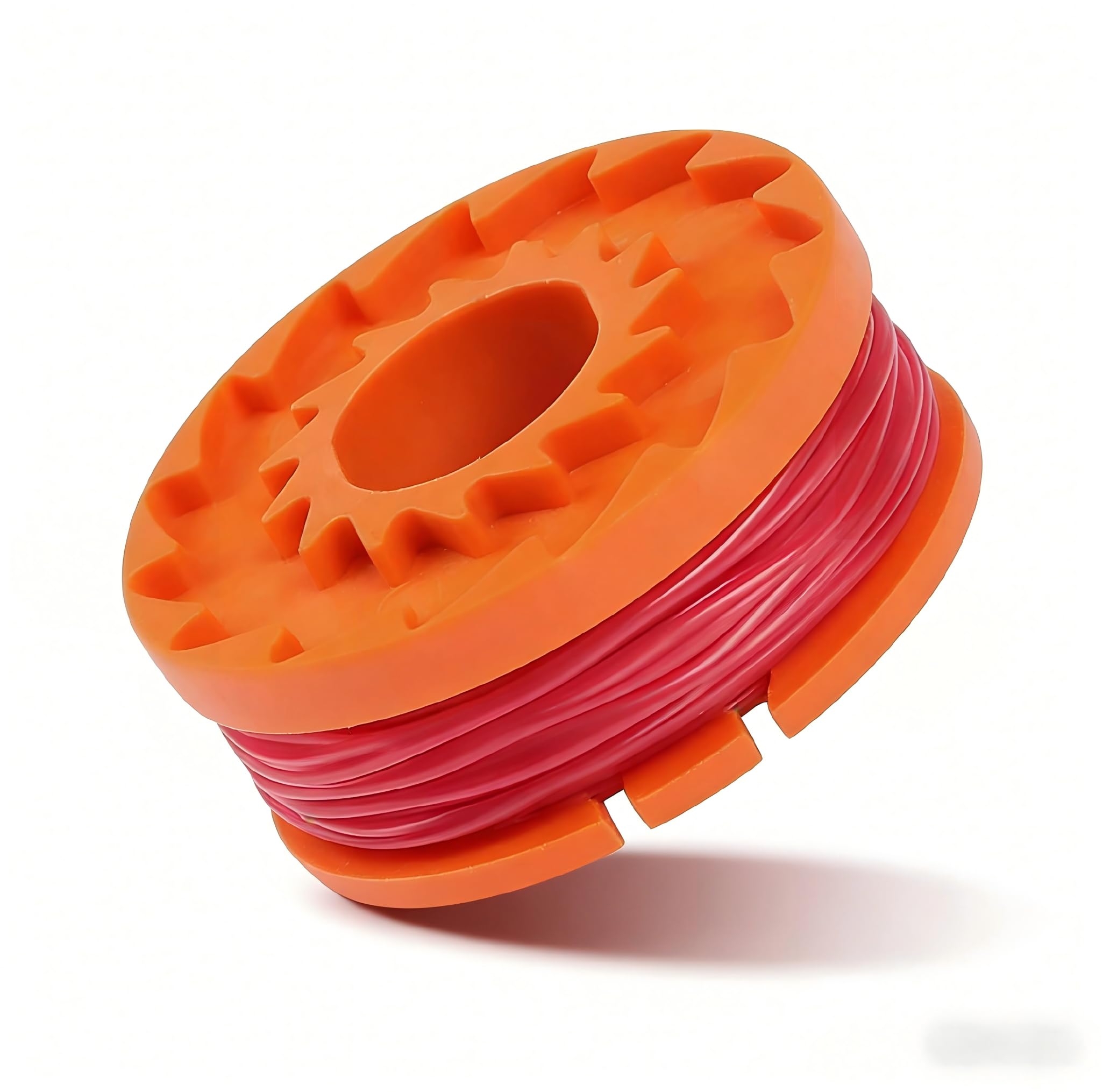 MOECSHSY Strimmer Spool for Worx, Strimmer Wire for Worx WA0004,Double Autofeed Spools Replacement Compatible with WG105-WG124,WG169E, WG163E, WG154E, WG157E -4 Pack