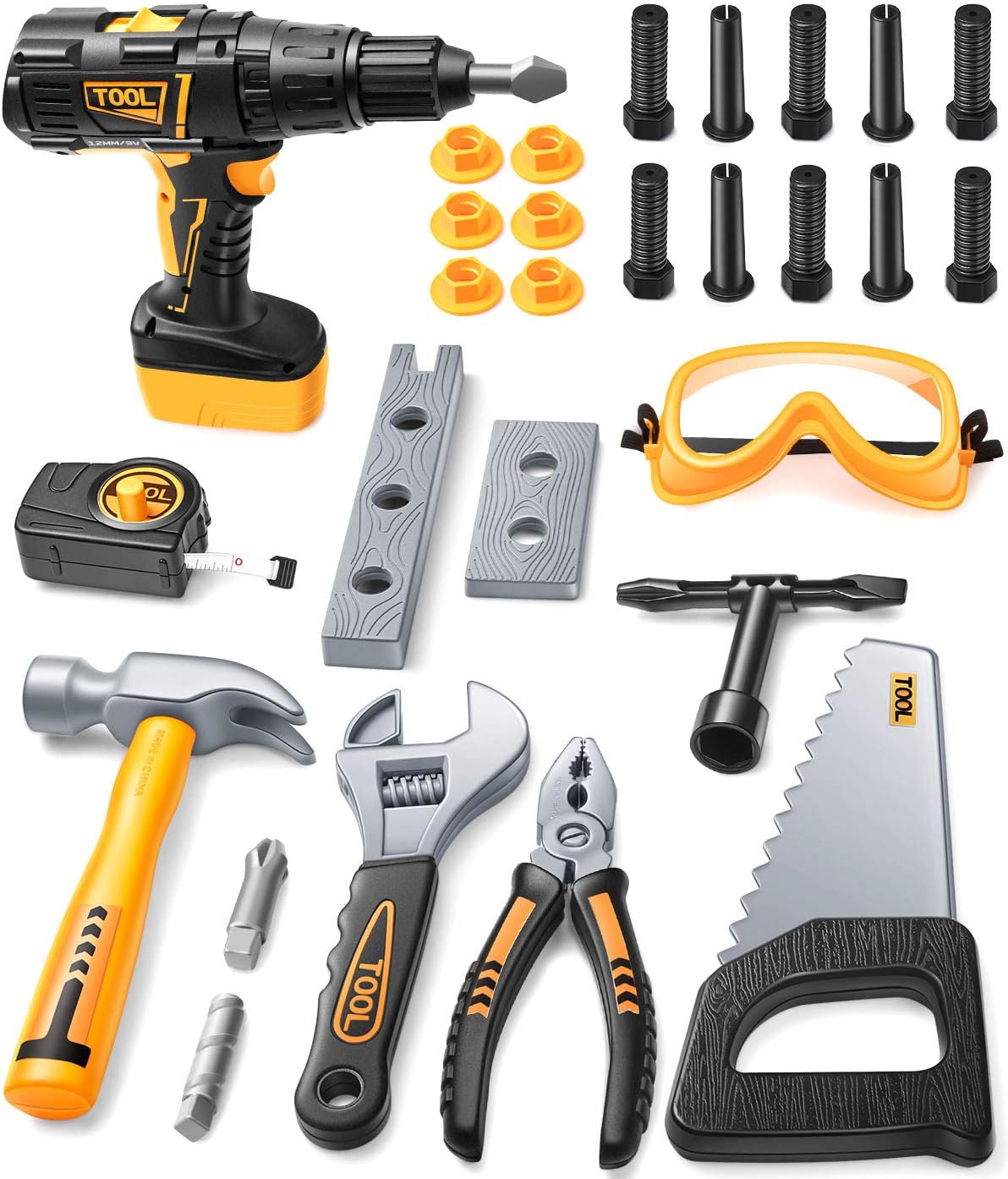 Kids Tool Set with Power Toy Drill 