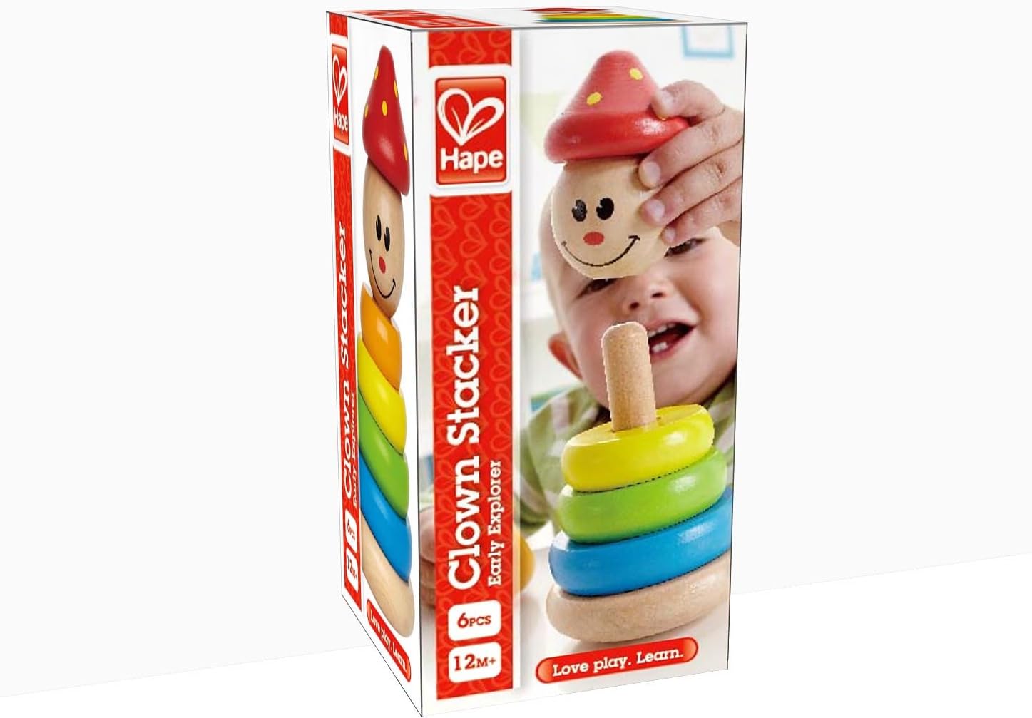 hape clown stacker