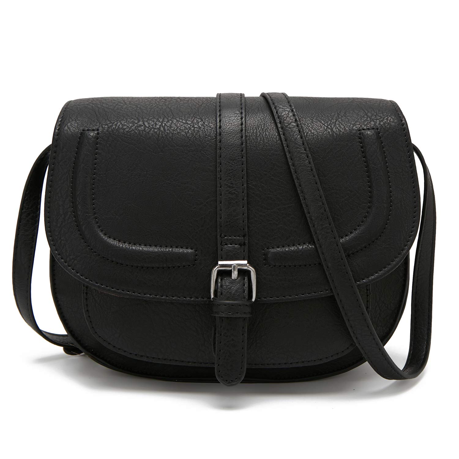black saddle purse