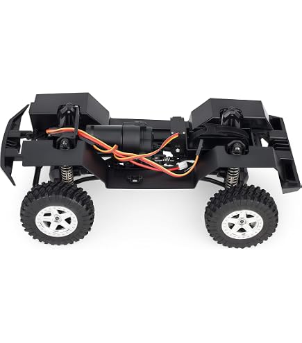 Amazon.com: 155mm 6.10in Wheelbase Assembled Frame Chassis with 2