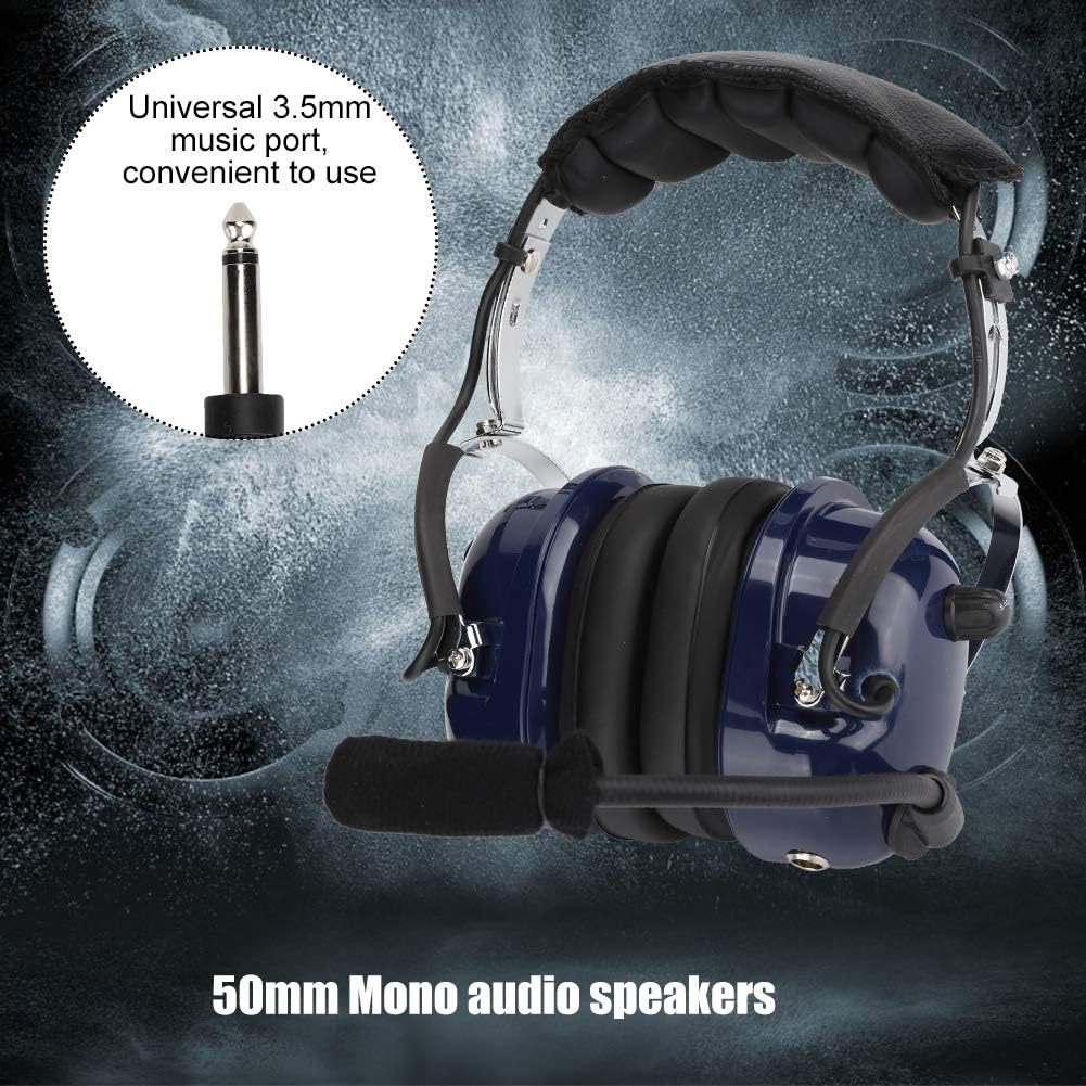 Topiky Aviation Pilot Headset, Rugged Mono Audio Air RA200 General