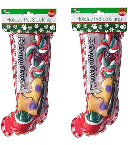 Navidad Perros Paquete 17 Bolsas Juguetes Surtidos Interactivos