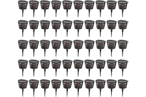 Fertilizer Basket Fertilizer Mesh Baskets Planting Nutrition Cups with Cover Garden Fertilizers with Lid for Osmocote Orchid 