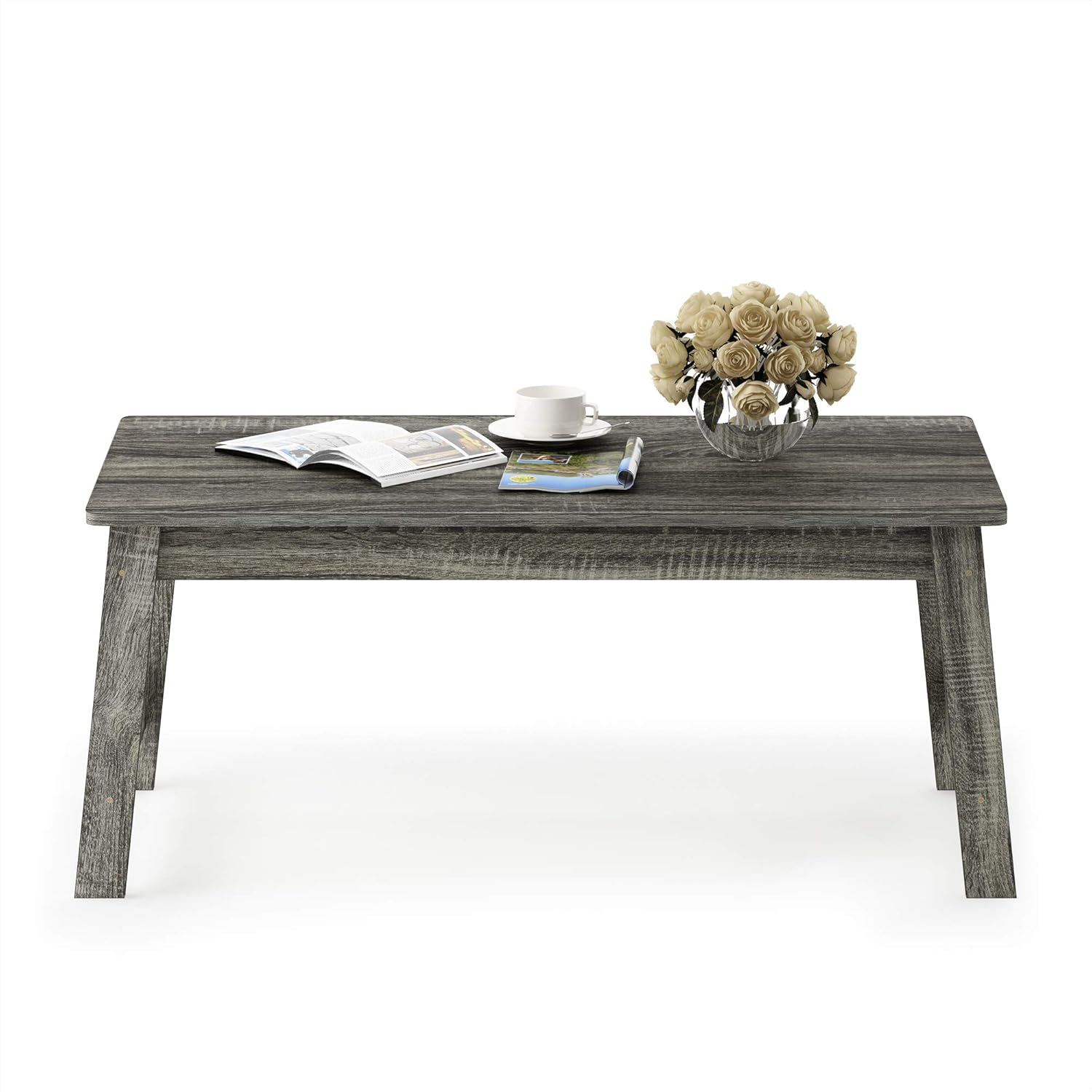 Furinno Beginning Coffee Table, French Oak Grey: Furniture & Decor
