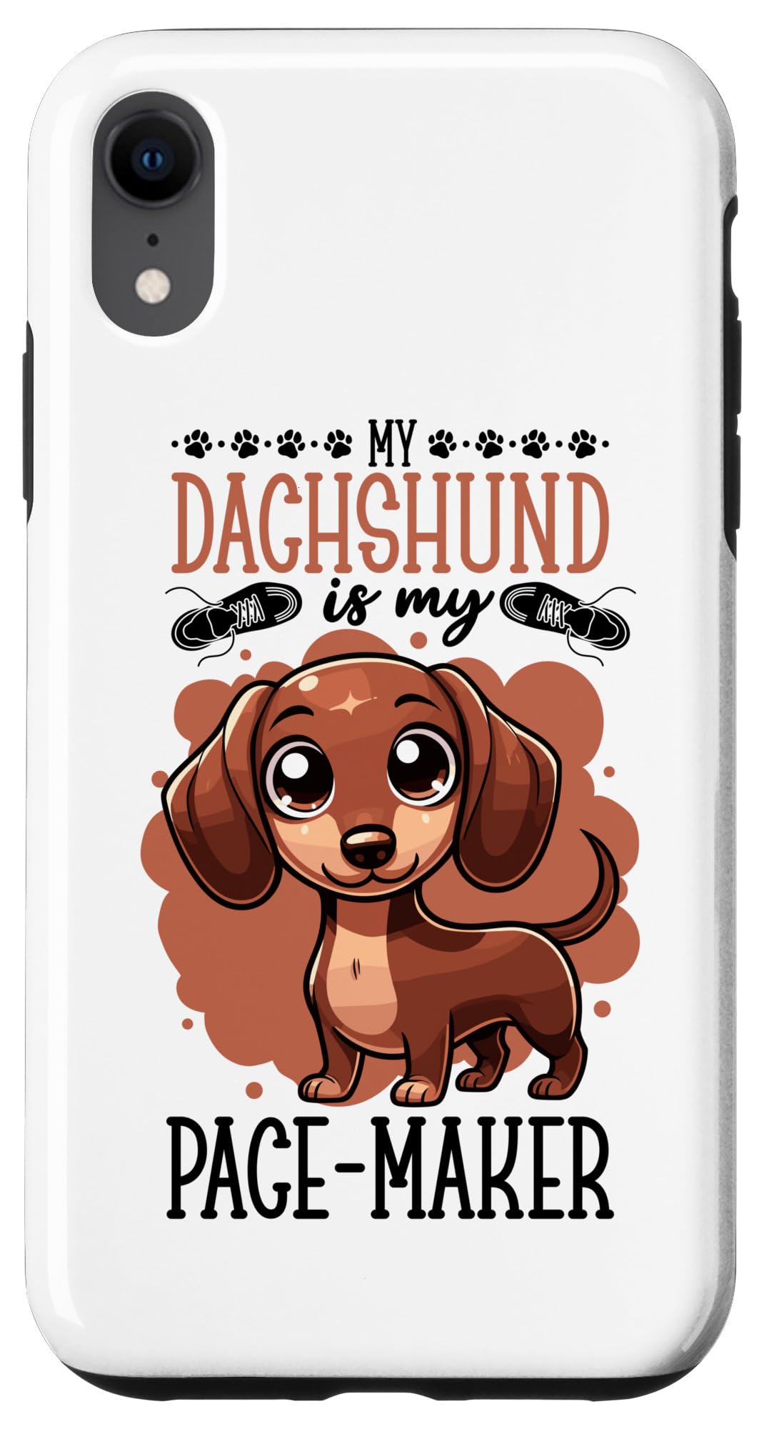 iPhone XR Running with Dachshund Case