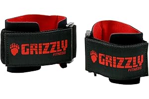 Grizzly Fitness Power Weight Training Wrist Wraps for Men and Women | Sold in Pairs | One-Size | Used by Pros to provide Wrist support | Durable stitched with comfortable Neoprene padding | Velco Closure Black