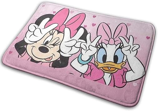 Amazon De Darlih Welcome Door Teppich Mickey Mouse Und Minnie