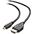 Cable Matters High Speed Micro-HDMI (Type D) to HDMI (Type A) Cable with Ethernet 25 Feet
