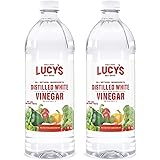 Lucy's Family Owned - Natural Distilled White Vinegar, 32 oz. bottle (Pack of 2) - 5% Acidity