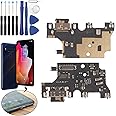YWLRONG USB Charging Port for TCL 10L Dock Connector Charger Board Flex Cable Assembly Replacement for T770H T770B T780 Plex with Tools