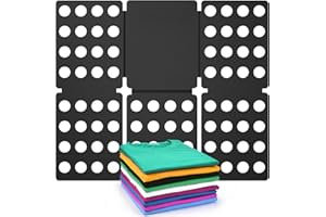 Geniusidea Shirt Folder Board - Clothes Folding Board, Easy to Fold Shirts, Laundry Liners, Black