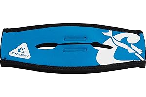 Cressi Neoprene Mask Strap Cover with Ponytail Opening- Keep Hair Tied and Secure with No Tangles
