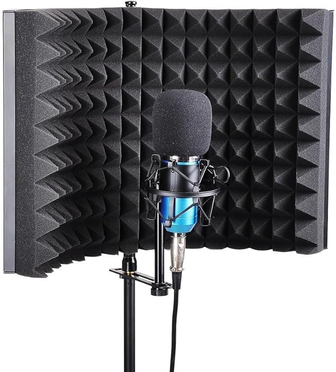 Panel de espuma para micrófono de estudio con aislamiento acústico para Panel de espuma para micrófono de estudio con aislamiento acústico para