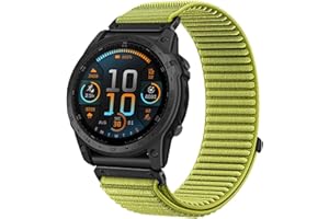XIDESSEN 22mm Nylon Bands Compatible with Garmin Fenix 8 47mm Garmin Fenix 7/6/6 Pro/5/5 Plus/Forerunner 945/935/Approach S62