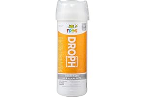 FROG DropH pH and Total Alkalinity Decreaser for Hot Tubs and Swim Spas - 3 lb Bottle with TruDose Measuring Cap for Easy Maintenance & Balancing - 1 Pack
