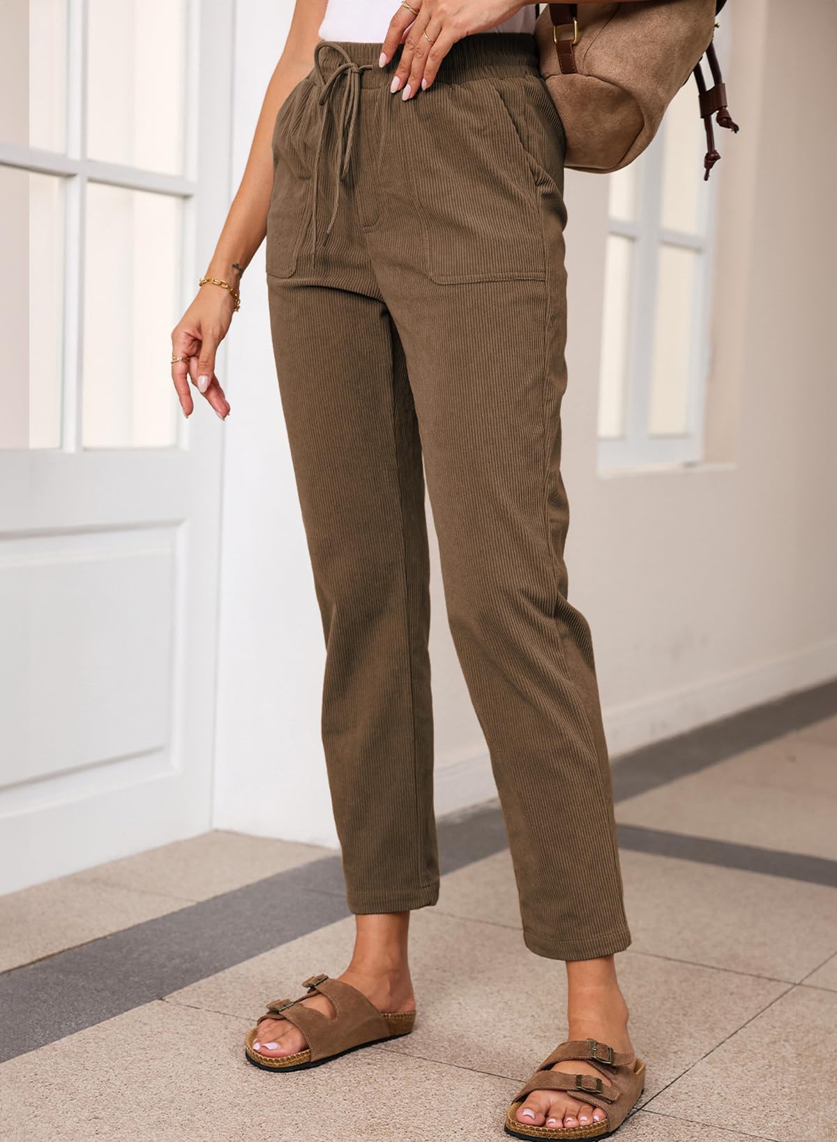 EVALESS Corduroy Pants