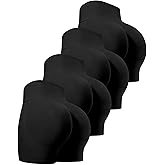 CHRLEISURE Workout Gym Biker Shorts, High Waisted Butt Lifting Scrunch Butt Sports Seamless Shorts Sets 4 Piece