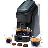 Lavazza Tabli Espresso Machine, works with 100% Coffee Tabs (Black) | Single-serve espresso system. Tabli 100% Coffee Tabs compatibility. Easily brew an espresso, lungo, or double shot.