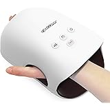 CINCOM Hand Massager - Cordless Hand Massager with Heat and Compression for Arthritis and Carpal Tunnel - Gifts for Women(Whi