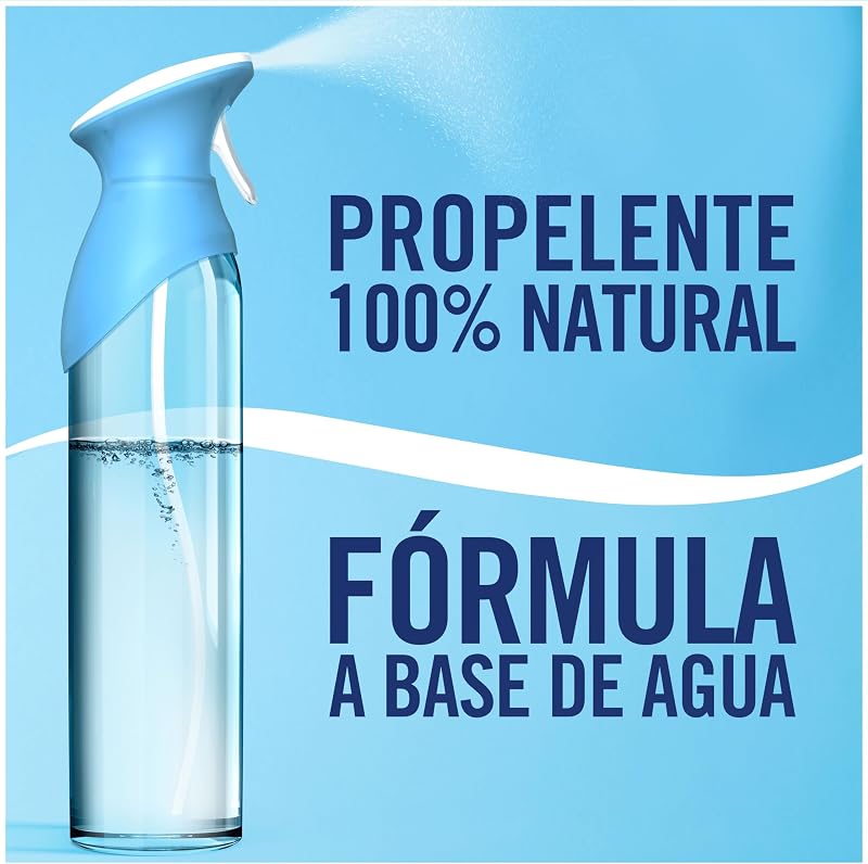 Ambipur Spring Awakening Air Freshener Spray 185ml x 8, com uma fragrância duas vezes mais longa que elimina odores e deixa um aroma fresco e leve
