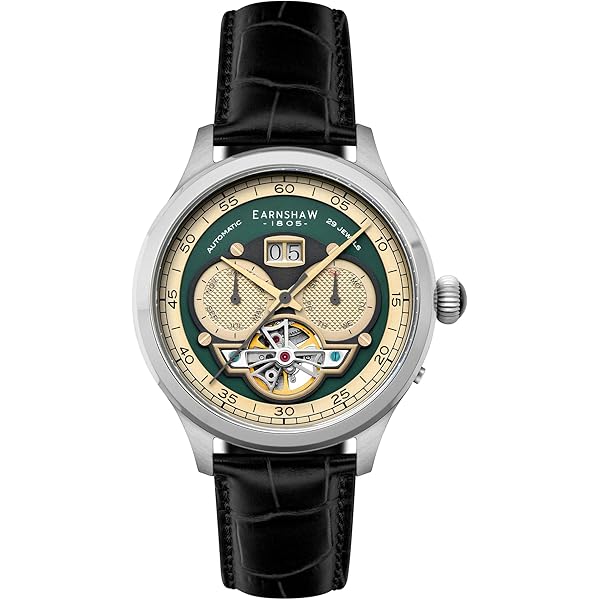 Amazon.com: Thomas Earnshaw Men's 42mm Longitude Shadow Automatic