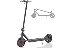 Qlaway Electric Scooter for Adults, 350W/500W Motor, Up to 22 Miles Long Range, 8.5" /10" Solid Tires, 265 lbs Load Capacity, Foldable Commuting e-Scooter with Dual Braking System and App
