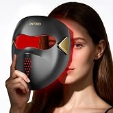4D Wireless Red Light Therapy Mask for Face with 328 LEDs Face Mask | 4 Light Modes, 4D Full-Face Fit, Dual Near Infrared, Cordless &amp; Rechargeable, Smart Remote, Eye Protection, Home Skincare