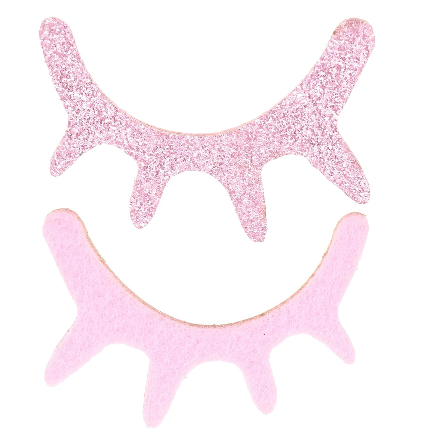 HEALLILY 20 Pcs Unicorn Eyelashes Sleepy Eyes Wall Decor Craft Eyelash Wall Decals DIY Hair