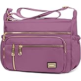 NPBAG Crossbody Bag for Women, Shoulder Purse Handbag Messenger Bag, Trendy Pocketbooks, Waterproof and Multi-Pockets