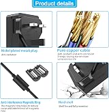 TKDY 15W 12V Power Adapter for Alexa Echo Dot Show TV Cube 5 3rd-5th Gen view 7