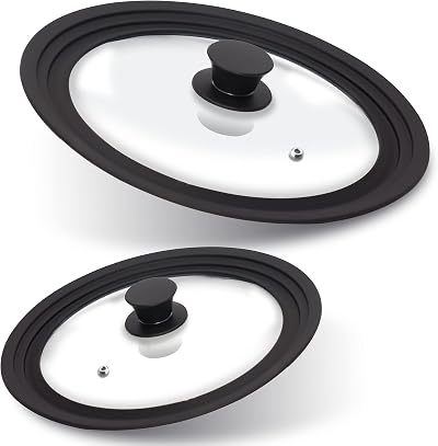 Anaeat Silicone Universal Lid for Pots Pans Skillets 18-30 cm