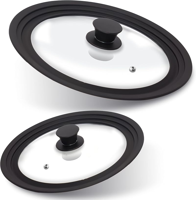 Anaeat Silicone Universal Lid for Pots Pans Skillets 18-30 cm