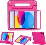 Surom Kids Case for iPad 11th Gen A16 2025 10th Gen 2022 Rose view 1