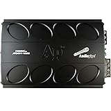 Audiopipe APMI-4095 Class AB 1300 Watt Compact Mini MOSFET 4 Channel Amplifier for Car Stereo Sound System with Bass Knob and